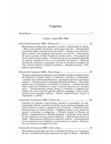 Hermeneutica subiectului. Cursuri la...