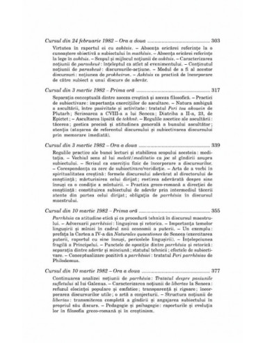 Hermeneutica subiectului. Cursuri la...