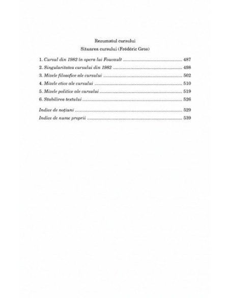 Hermeneutica subiectului. Cursuri la Collège de France (1981-1982)