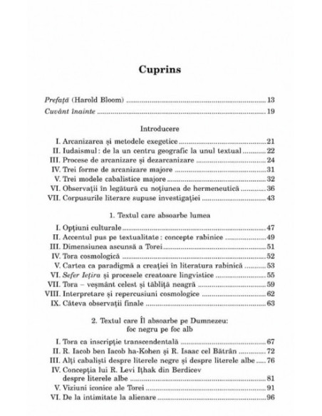 Perfecțiuni care absorb. Cabala și interpretare