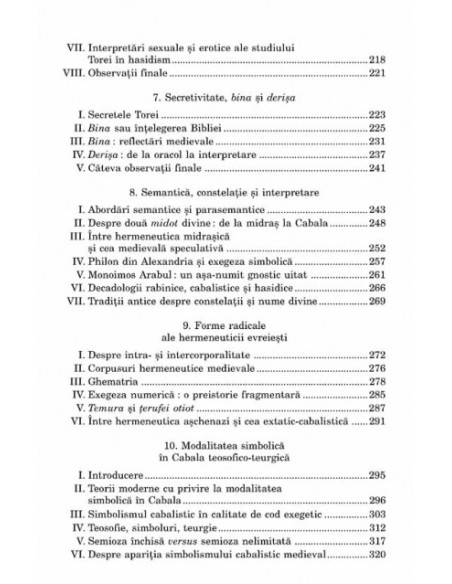 Perfecțiuni care absorb. Cabala și interpretare