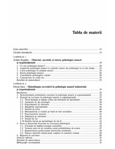 Manual De Psihologia Muncii și Organizațională