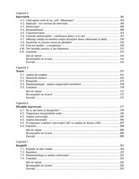Interpretarea datelor calitative. Metode de analiză a comunicării, textului și interacțiunii