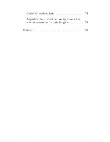 Ul Baboi și alte povestiri