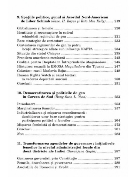 Gen, globalizare și democratizare