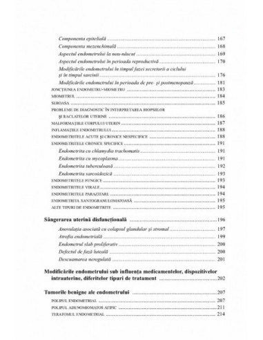 Patologia colului şi a corpului uterin