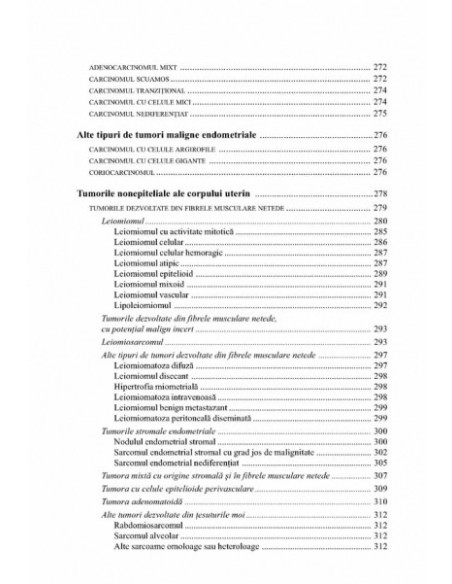 Patologia colului şi a corpului uterin