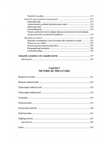 Patologia colului şi a corpului uterin