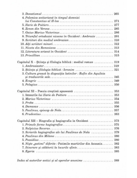 Istoria literaturii creştine vechi greceşti şi latine. vol. II/tom. 1