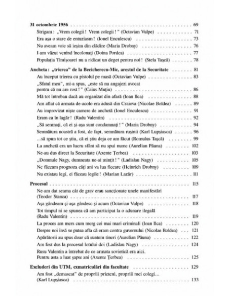 Oaza de libertate. Timișoara, 30 octombrie 1956