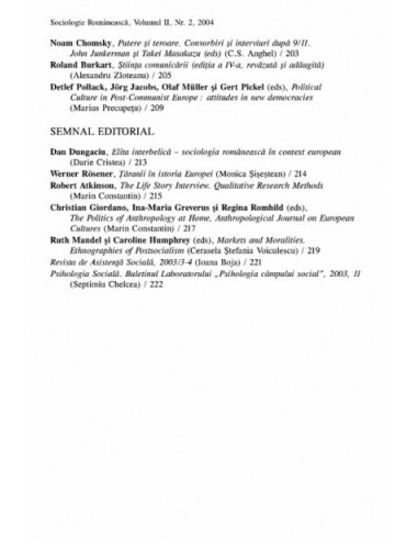 Sociologie Românească. Volumul II.... Sociologie Românească. Volumul II....