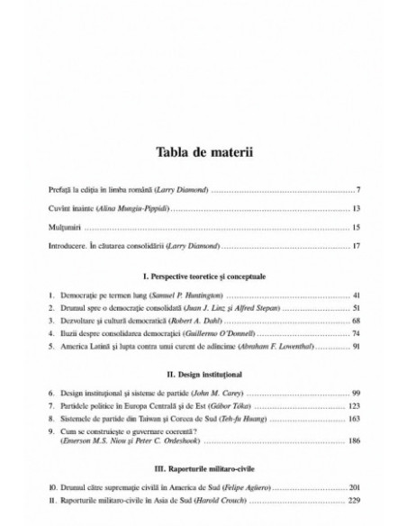 Cum se consolidează democrația