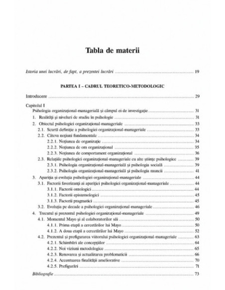 Tratat de psihologie organizațional-managerială (vol. I)