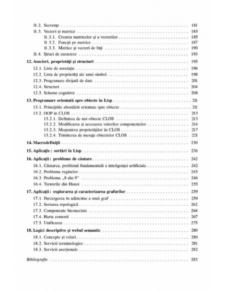 Programare in Lisp. Inteligența artificială și web semantic