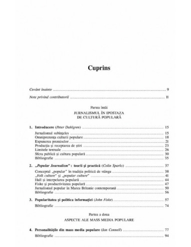 Jurnalismul și cultura populară