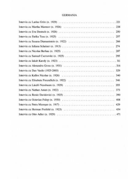 Holocaustul evreilor români. Din mărturiile supraviețuitorilor