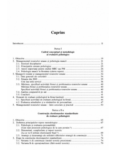 Evaluarea psihologică a personalului