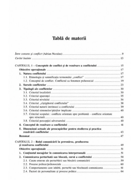 Conflictul interpersonal. Prevenire, rezolvare și diminuarea efectelor