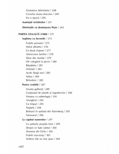 Despre identic şi felurit. Antologie