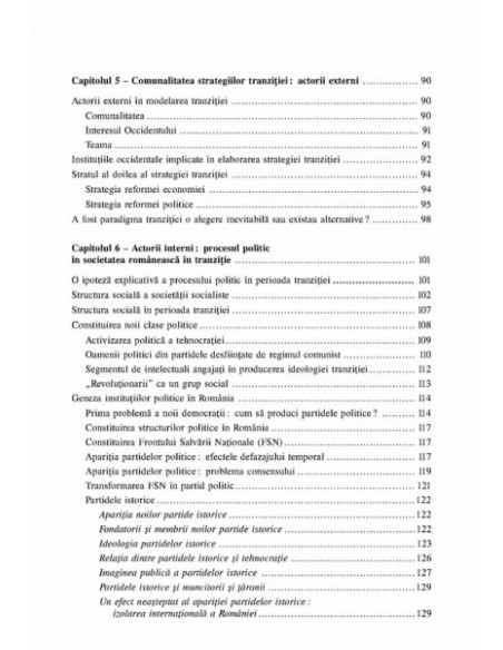 O analiză critică a tranziției