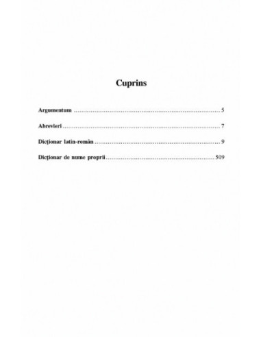 Dicționar latin-român de uz școlar