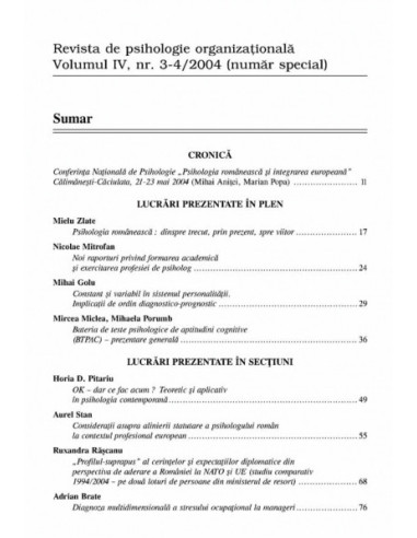 Revista de Psihologie... Revista de Psihologie...