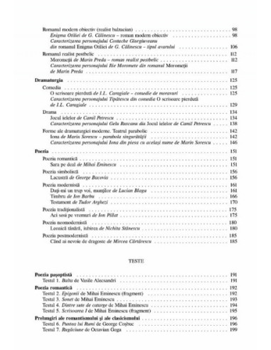 Literatura română pentru bacalaureat....