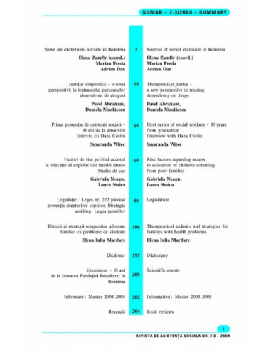 Revista de Asistență Socială. Nr....