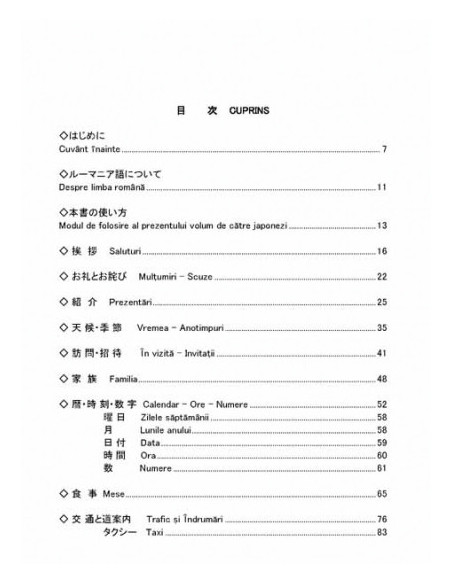 Ghid de conversație japonez-român