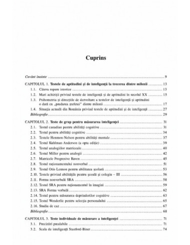 Testarea psihologică. Inteligență și...