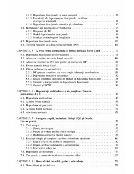 Proiectarea bazelor de date. Normalizare și postnormalizare. Implementări SQL și Oracle