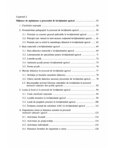 Didactica specialităților agricole