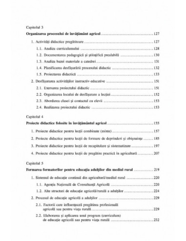 Didactica specialităților agricole