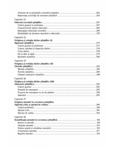 Tratat de teoria cercetării știintifice