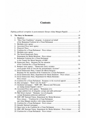 A Quest for Political Integrity