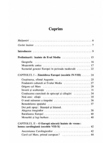 Evul Mediu și nașterea Europei