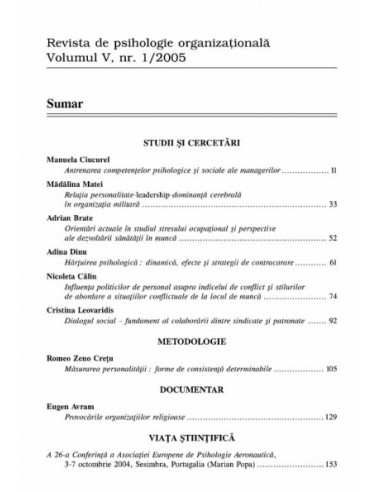 Revista de Psihologie... Revista de Psihologie...