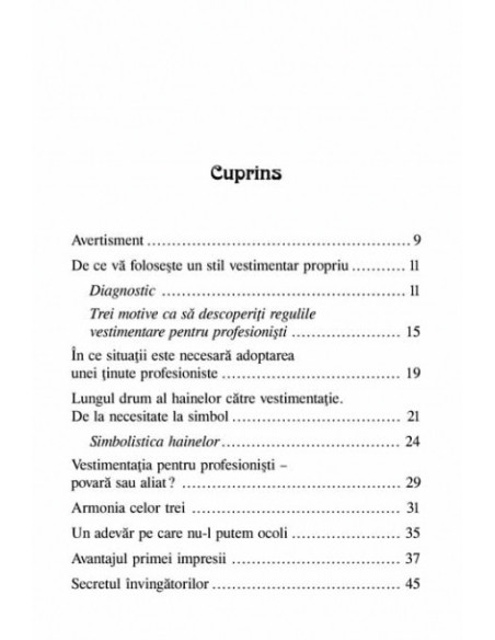 Ghid practic de vestimentaţie pentru profesionişti