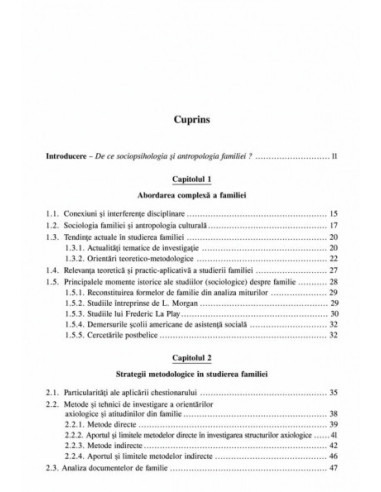 Sociopsihologia și antropologia familiei Sociopsihologia și antropologia familiei