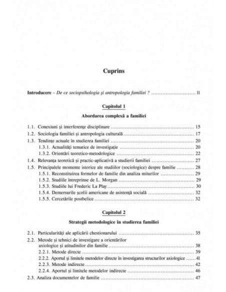 Sociopsihologia și antropologia familiei