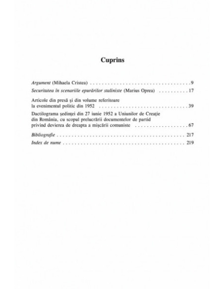 Reconstituiri necesare. Ședința din 27 iunie 1952 a Uniunilor de Creație din România