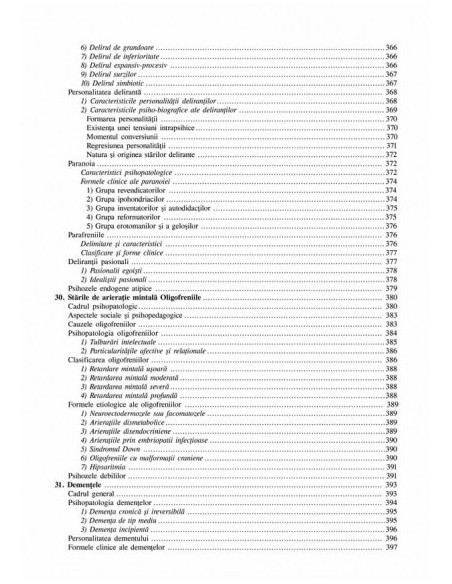 Tratat de psihopatologie (ediţia a III-a revăzută şi adăugită)