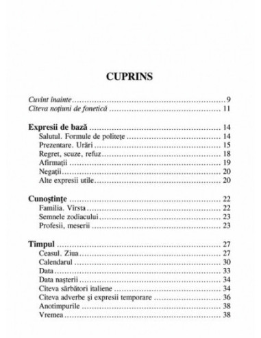 Ghid de conversație român-italian