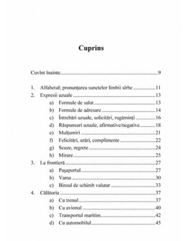 Ghid de conversație român-sârb