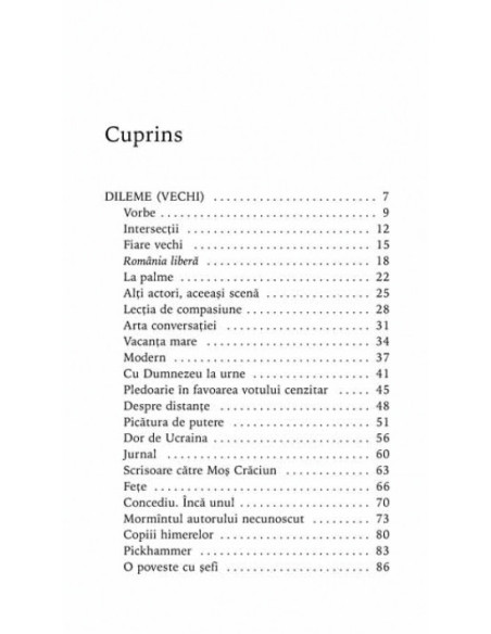 Fiare vechi. Dileme cotidiene