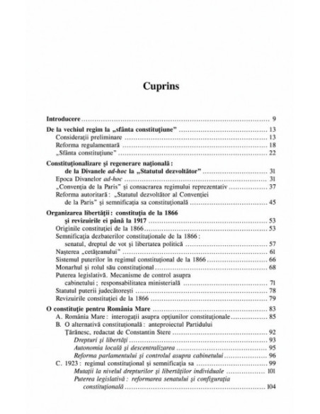 Libertate, lege și drept. O istorie a constituționalismului romanesc