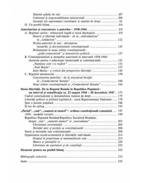 Libertate, lege și drept. O istorie a constituționalismului romanesc