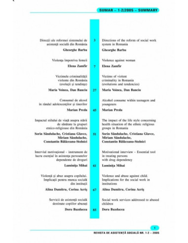 Revista de Asistență Socială. Nr....