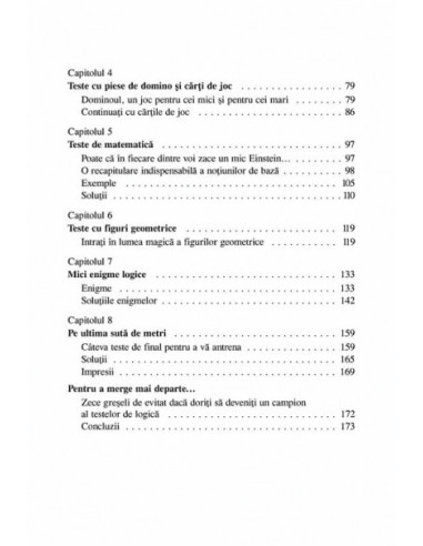 Teste de logică. Exerciţii şi soluţii