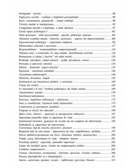 Psihologie umană și paradoxuri ale existenței